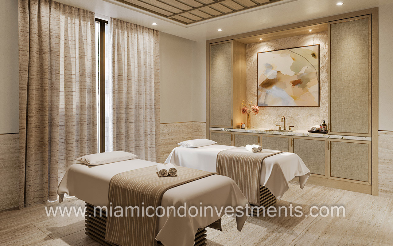 Residences at Six Fisher Island treatment room