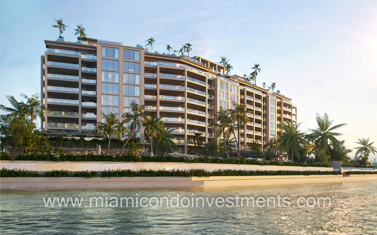 Residences at Six Fisher Island waterfront condos