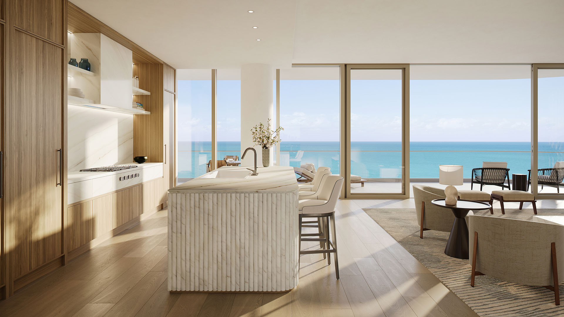 The Perigon Miami Beach Kitchen Rendering The Perigon Miami Beach Kitchen Rendering