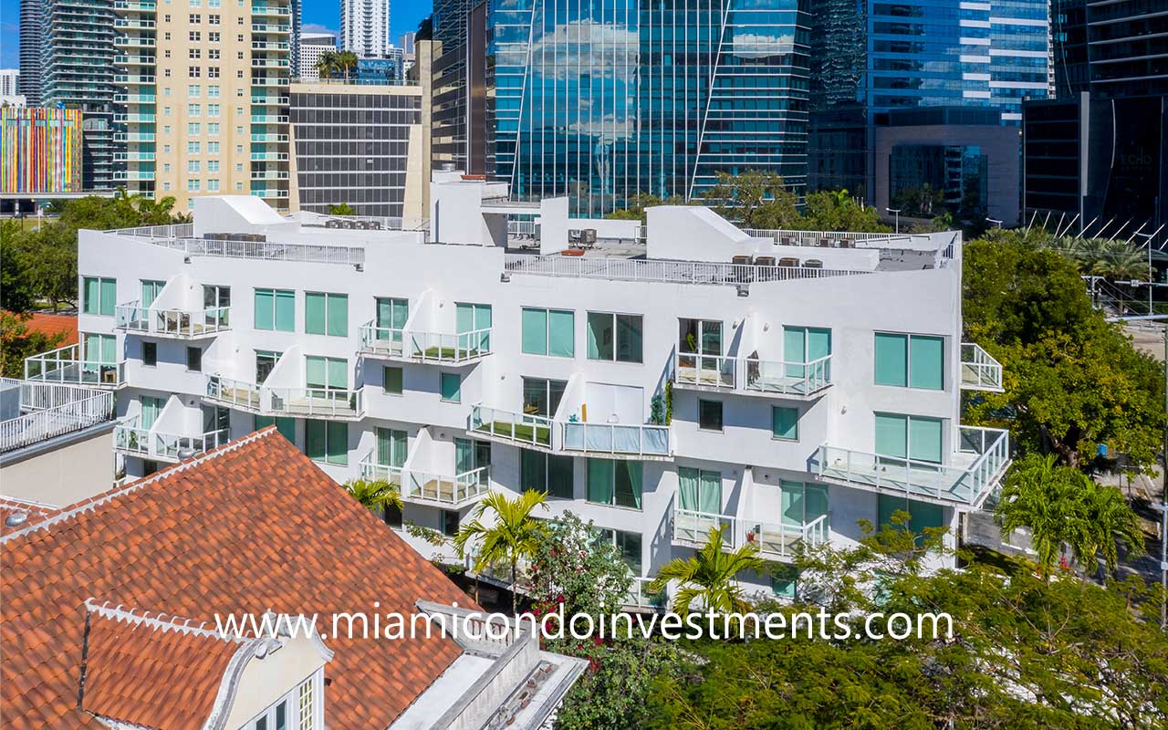 Lofts on Brickell One Terrace View
