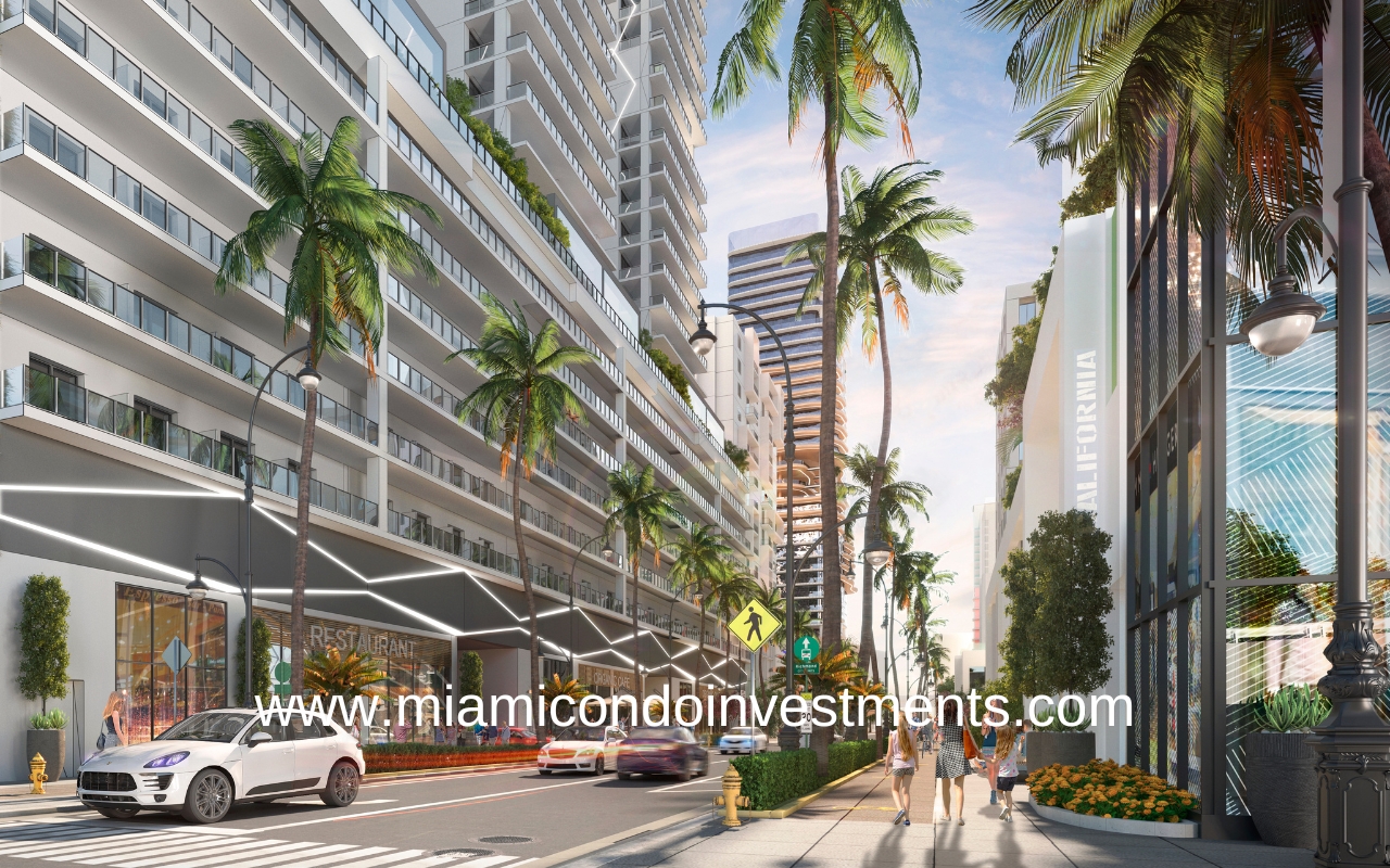 Smart Brickell Tower Ground Floor Rendering