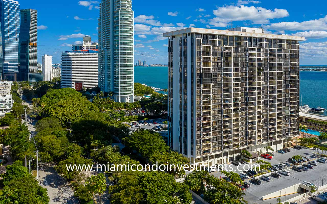 Brickell Place 2 Aerial View