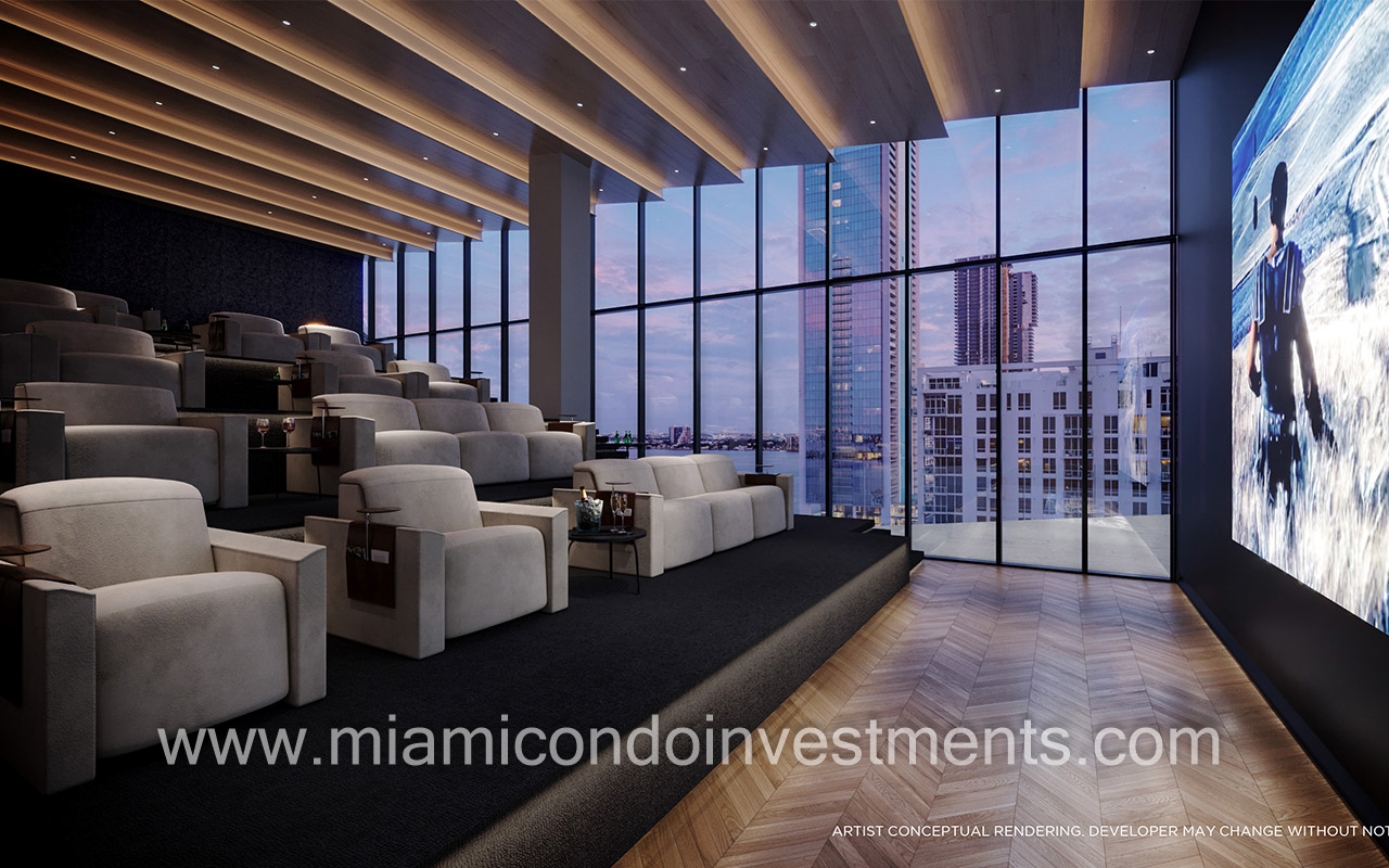 Cove Miami TV room