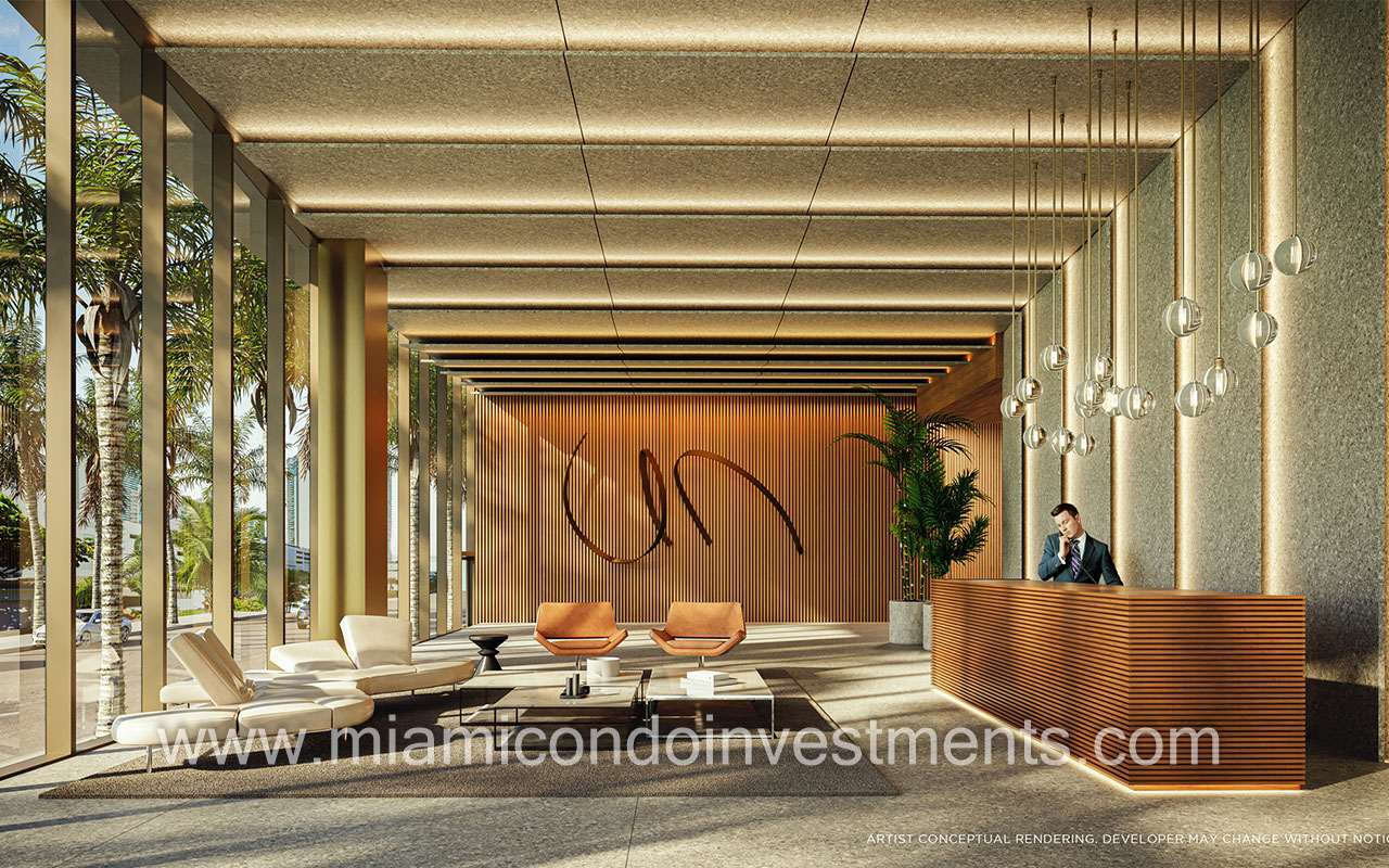 Cove Miami lobby