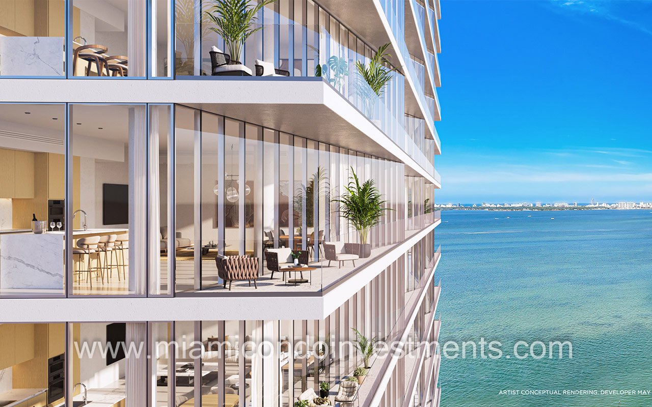 Cove Miami balconies