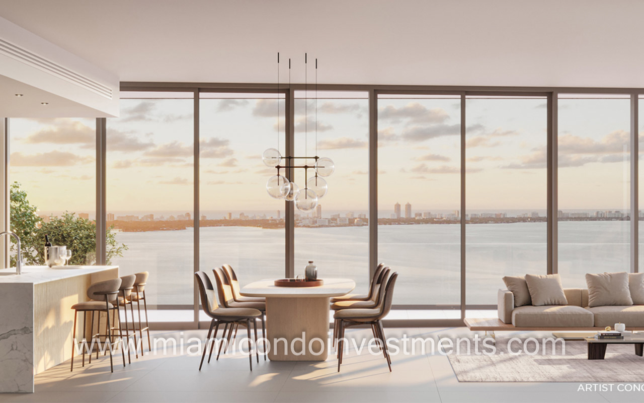 Cove Miami residence views