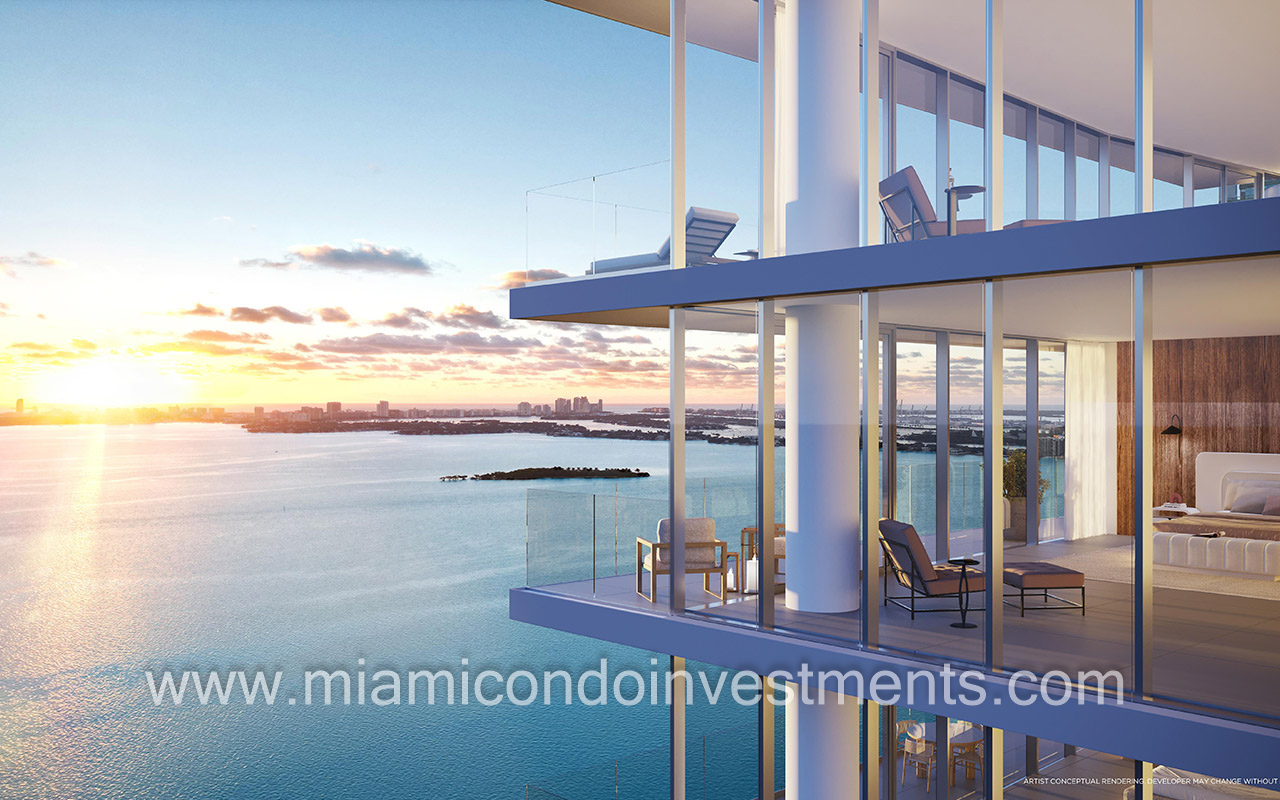 Cove Miami balcony views