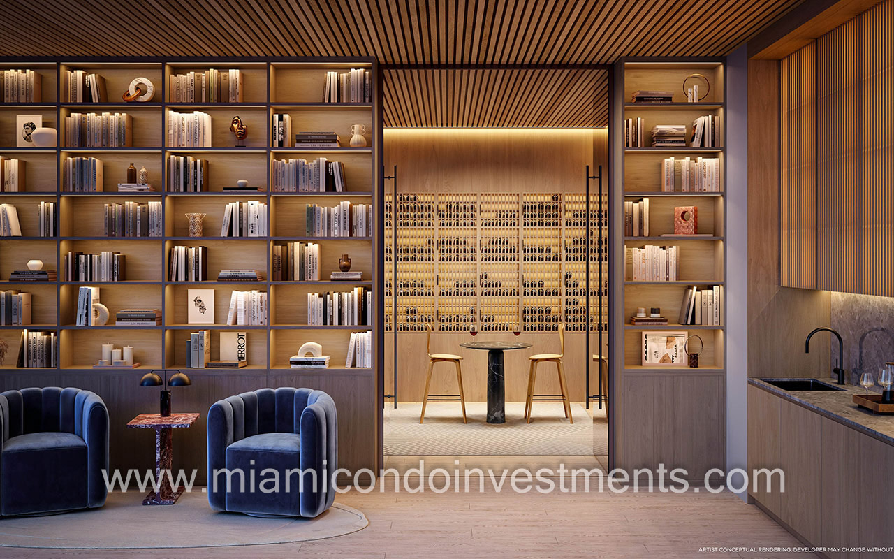 Cove Miami wine room