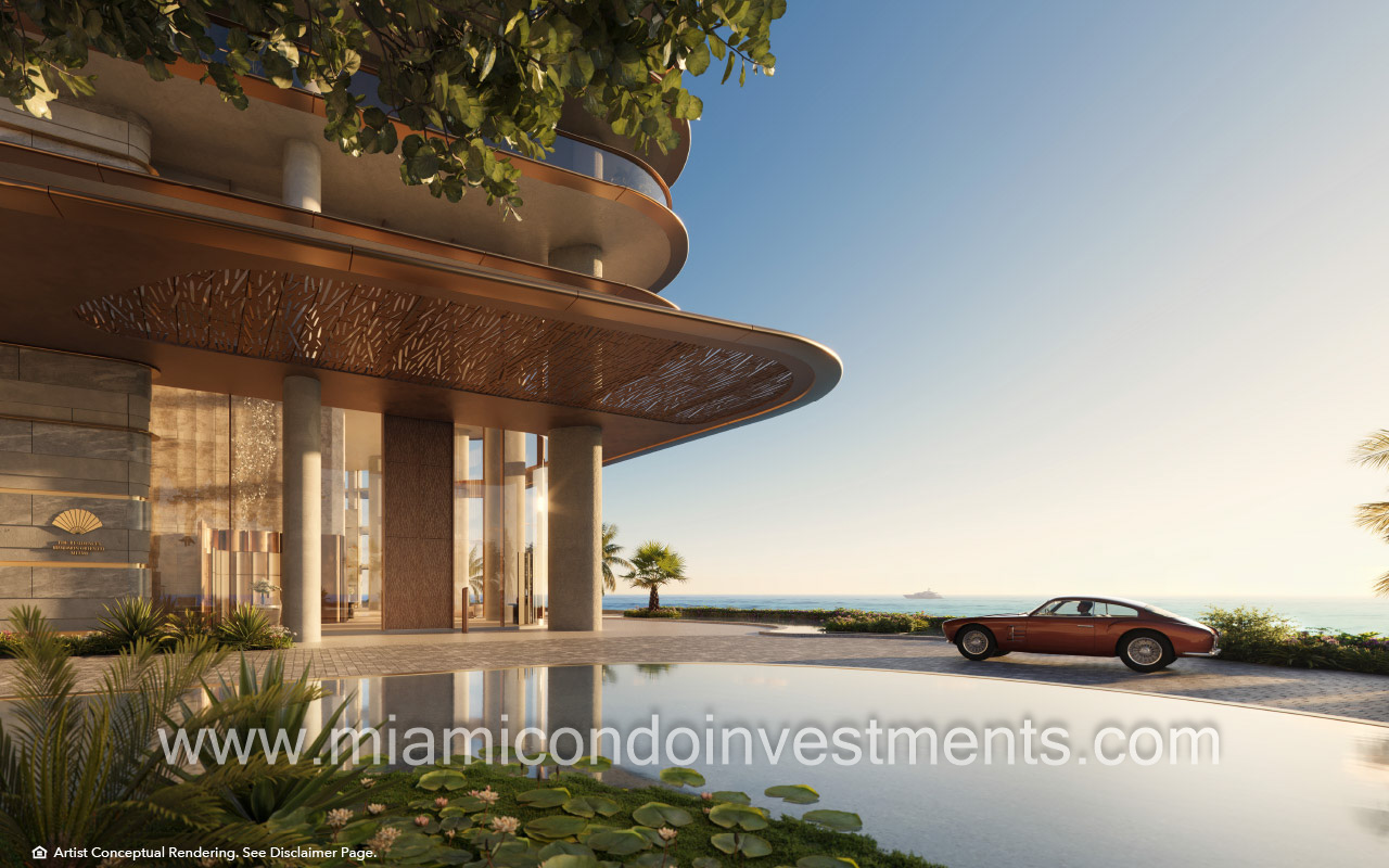 The Mandarin Oriental Residences Miami south tower arrival