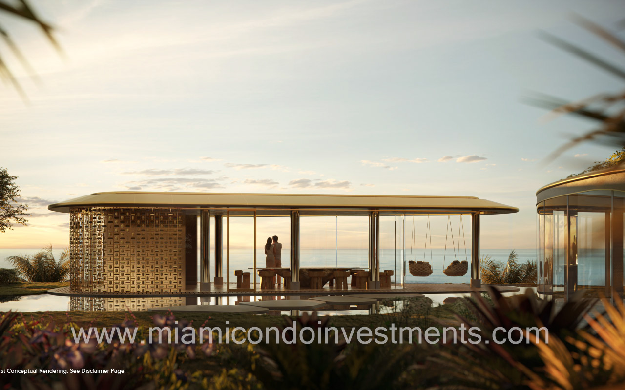 The Mandarin Oriental Residences Miami tea pavilion