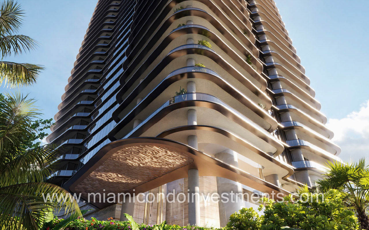The Mandarin Oriental Residences Miami exterior