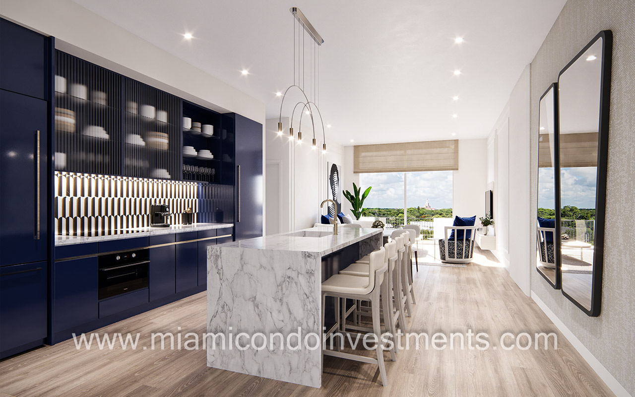 The Avenue Coral Gables kitchen