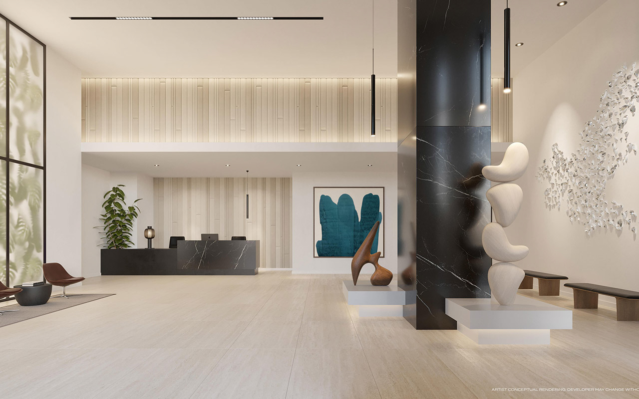 HUB office lobby