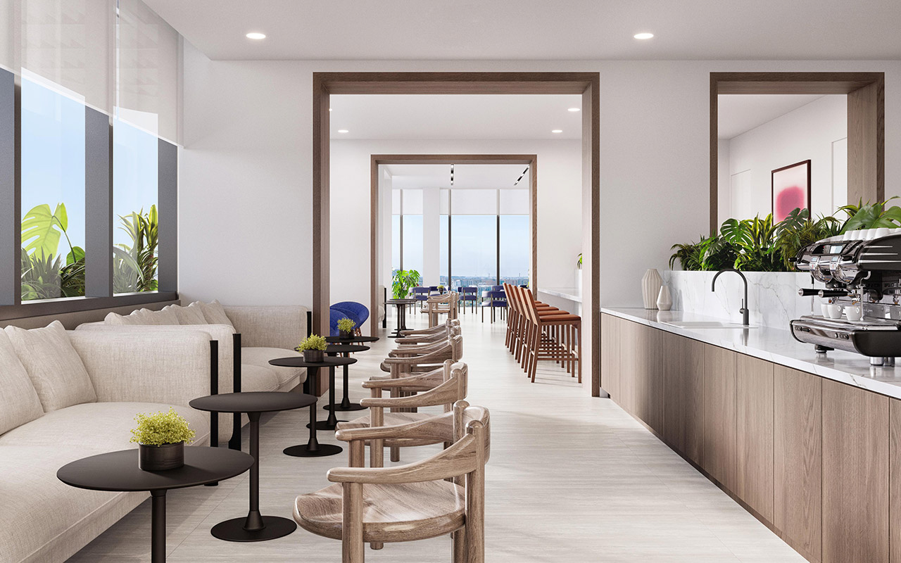 HUB office lounge