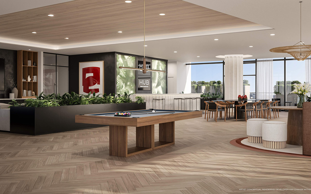 HUB Miami resident lounge 5