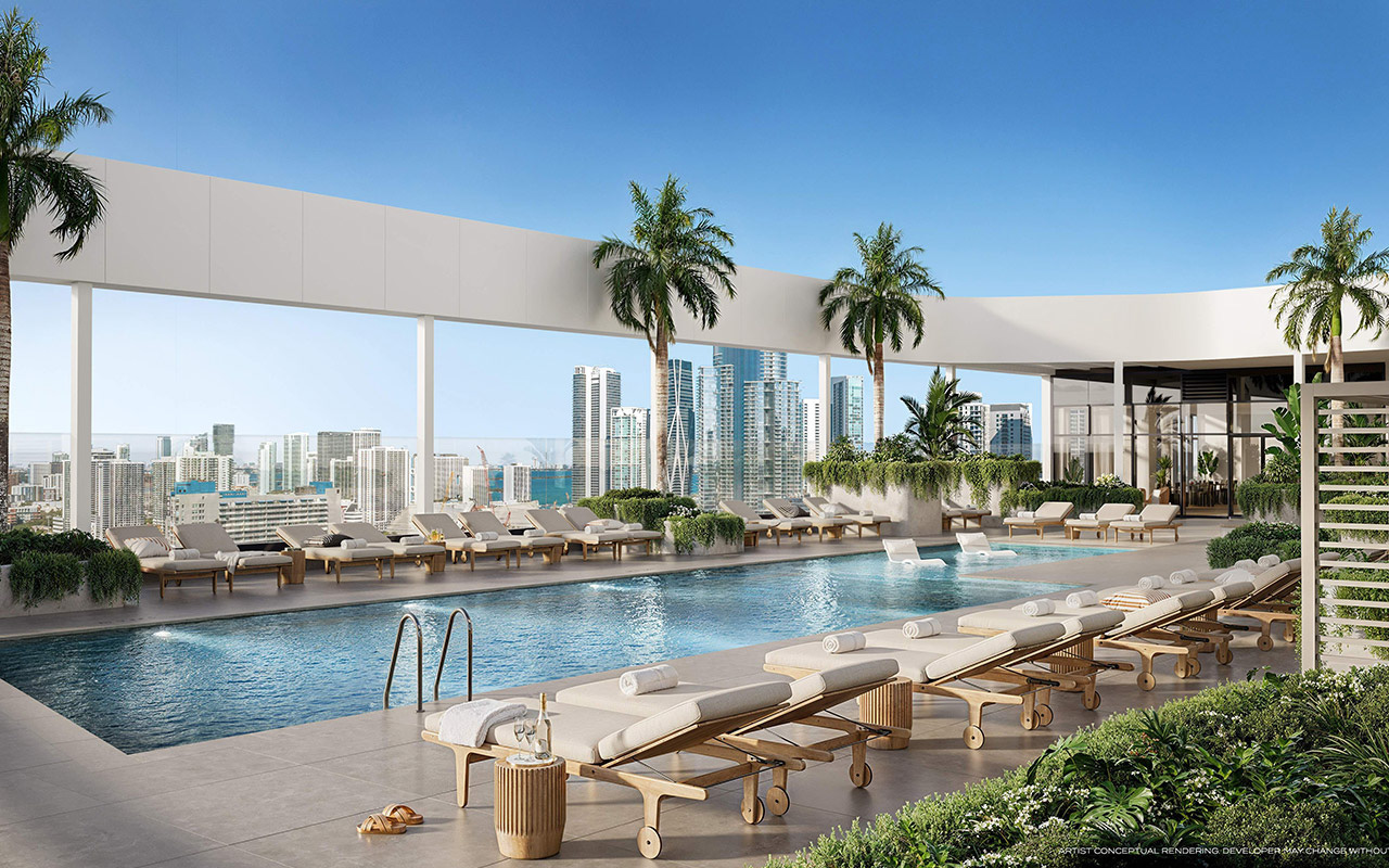 HUB rooftop swimming pool