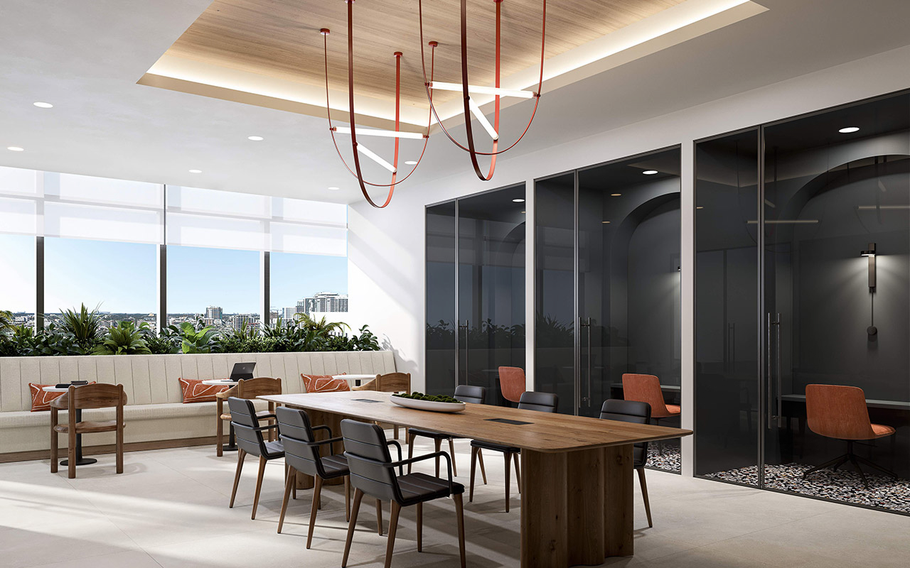 HUB Miami coworking lounge