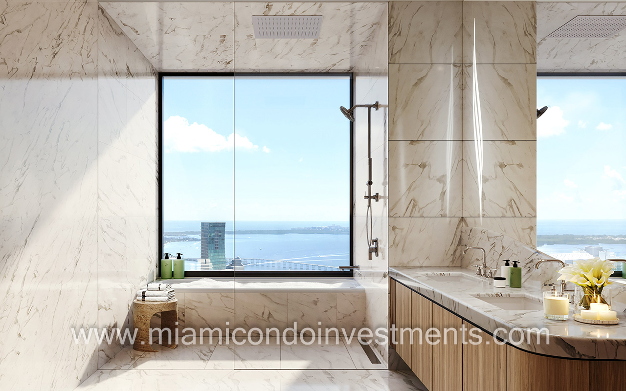 Mercedes-Benz Places Miami light primary bath