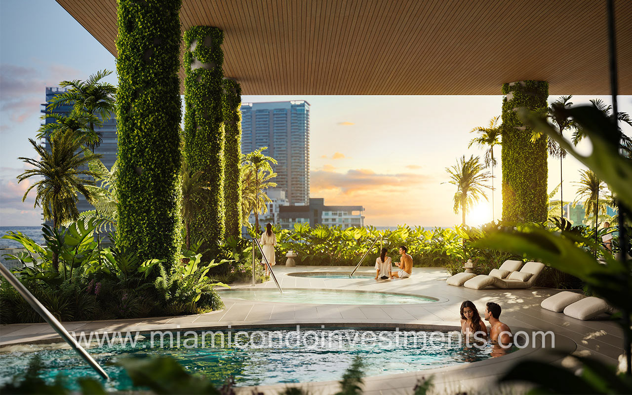 Mercedes-Benz Places Miami vitality pool deck