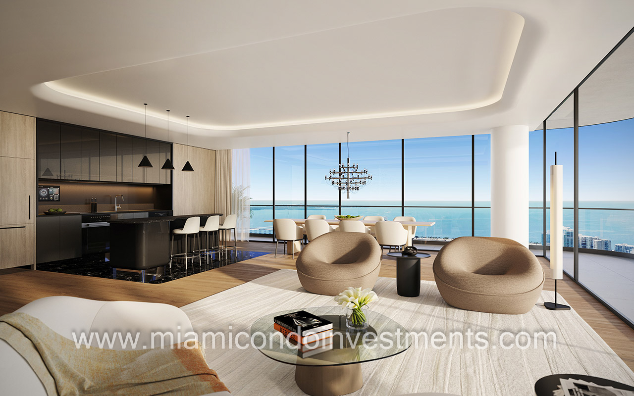 Mercedes-Benz Places Miami great room daytime