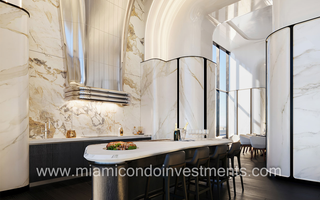 Mercedes-Benz Places Miami chef's kitchen