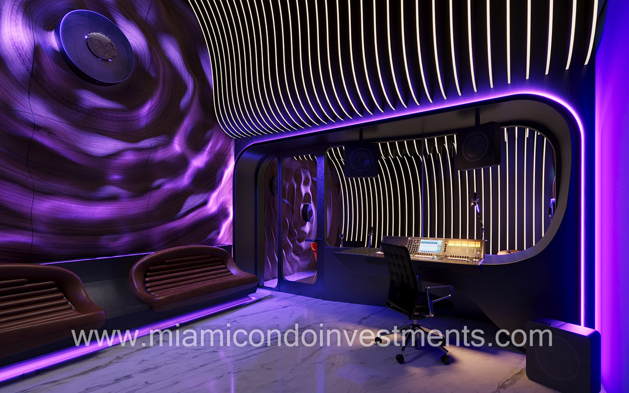 Mercedes-Benz Places Miami recording studio