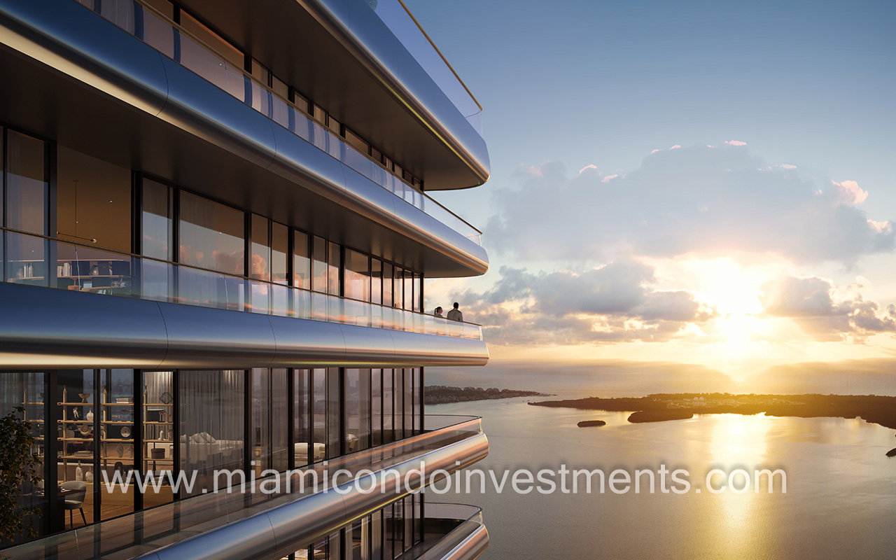 water views from Mercedes-Benz Places Miami