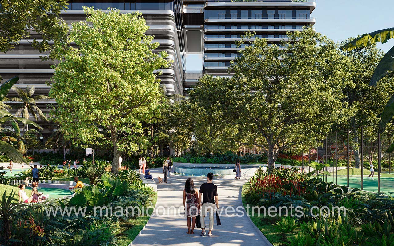 walk in the park at Mercedes-Benz Places Miami