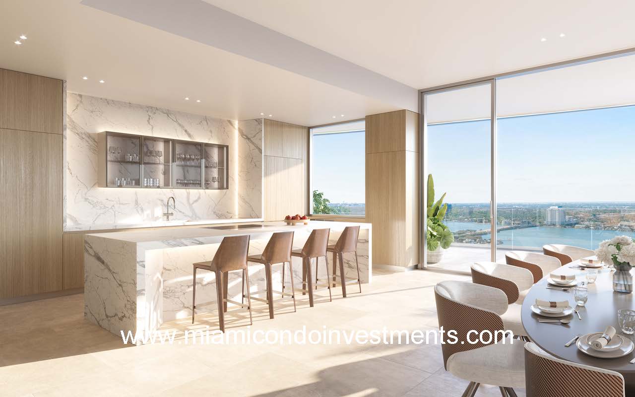 Pagani Residences kitchen option light