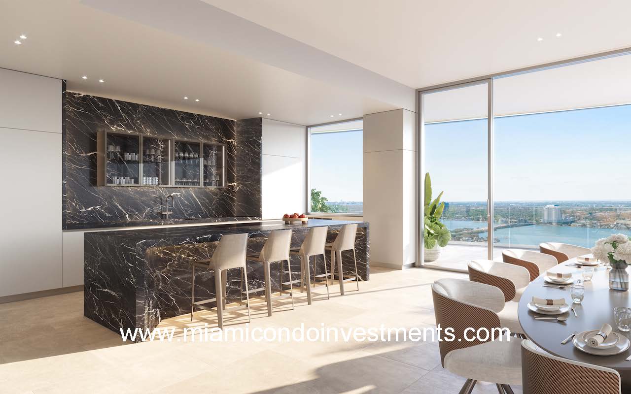 Pagani Residences kitchen option dark
