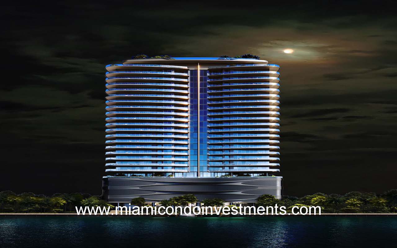 Pagani Residences at night