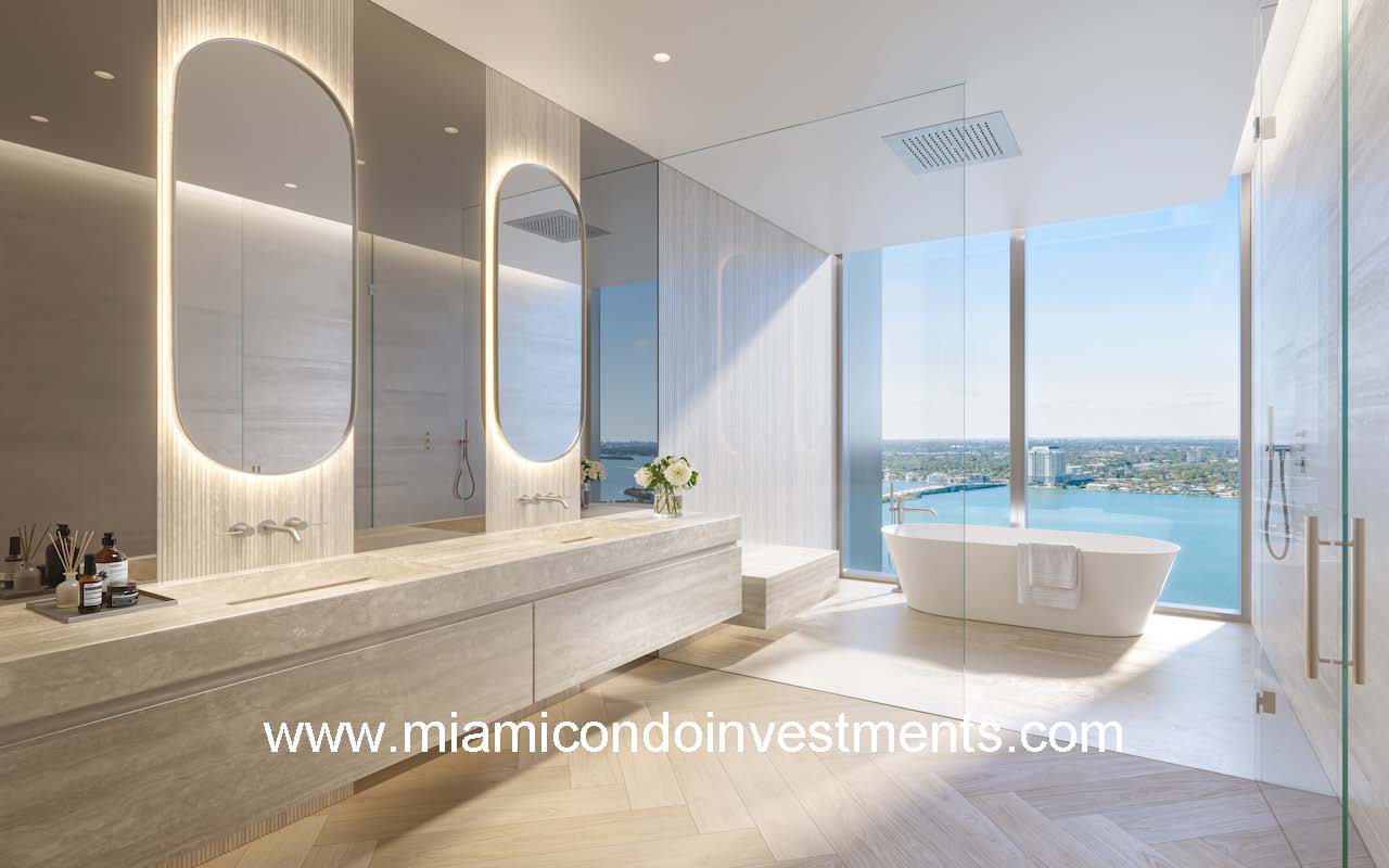 Pagani Residences primary bathroom