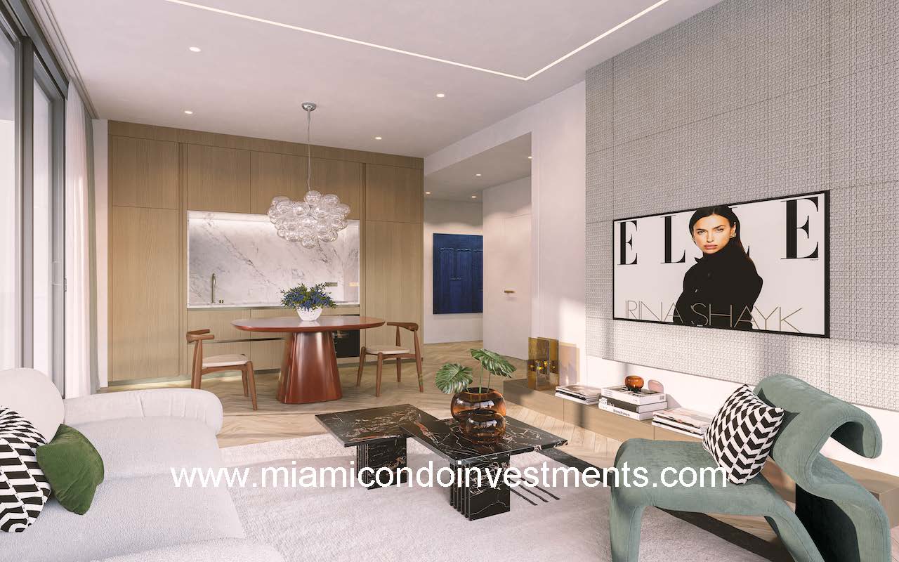 ELLE Residences Miami Dining Room