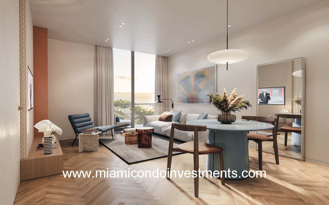 ELLE Residences Miami Living Room