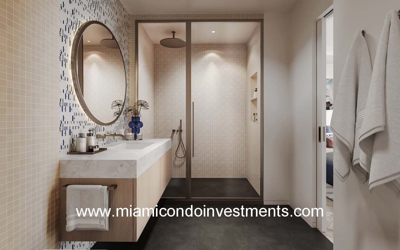 ELLE Residences Miami Primary Bath 4
