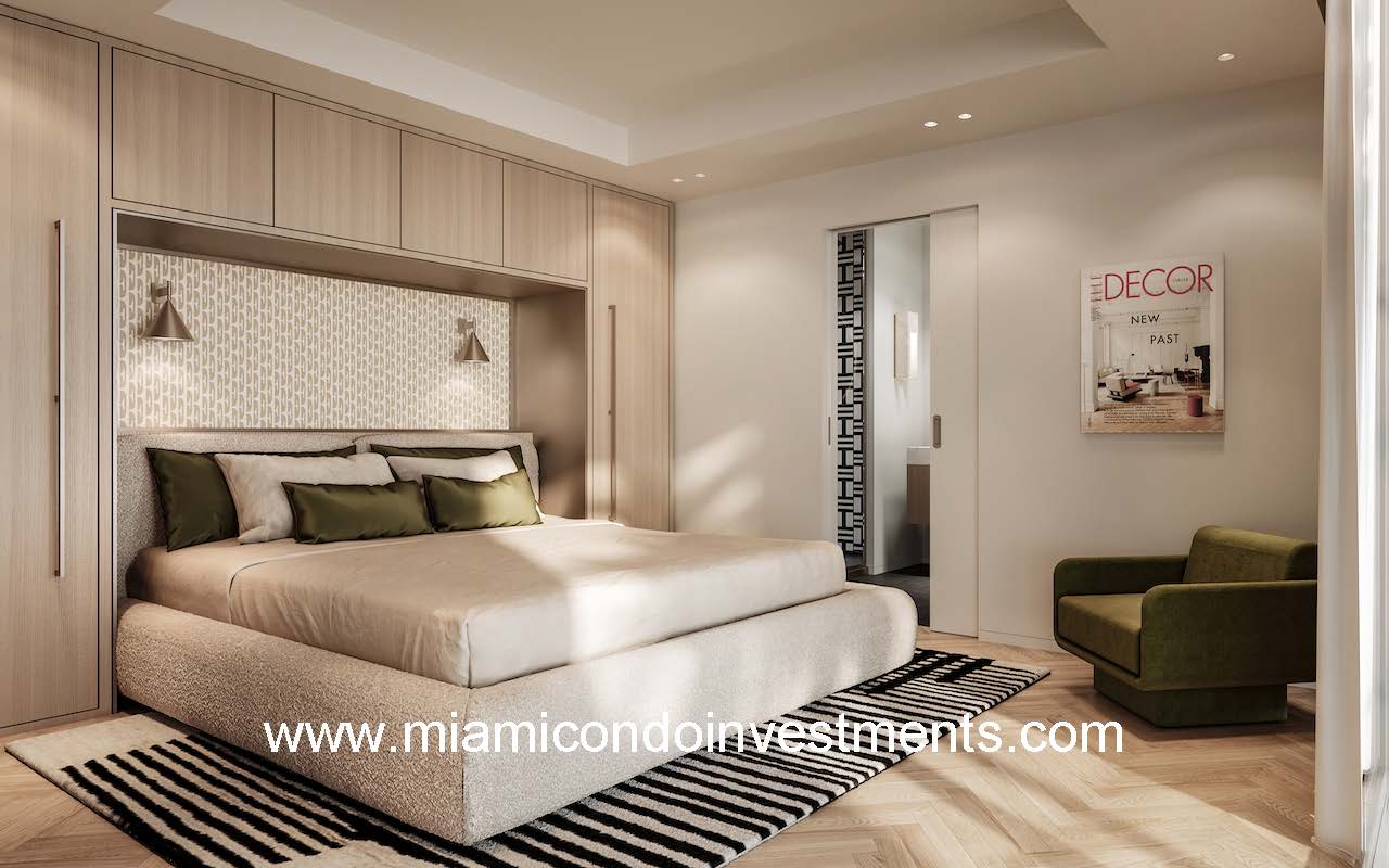 ELLE Residences Miami Primary Bedroom