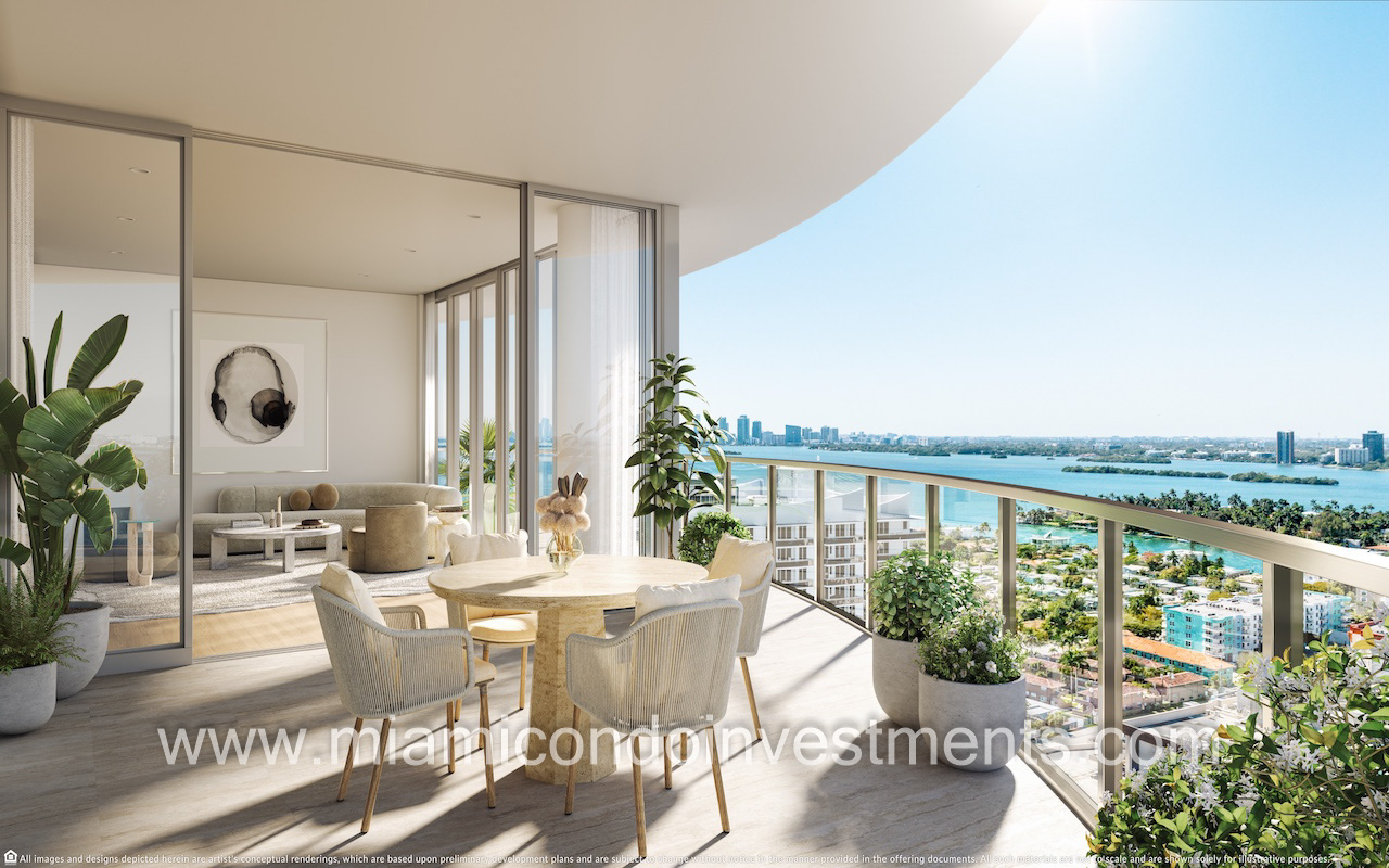 Continuum Club & Residences terrace and living room