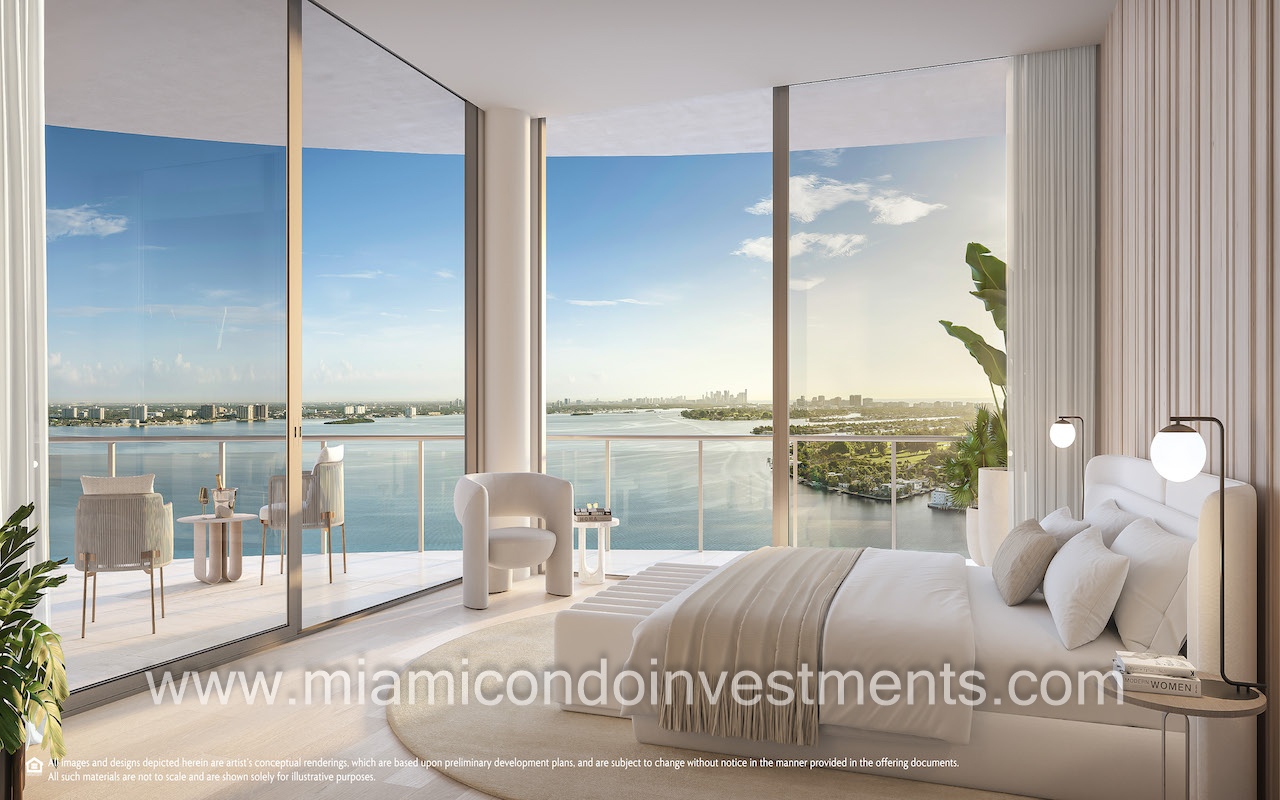 Continuum Club & Residences primary bedroom views