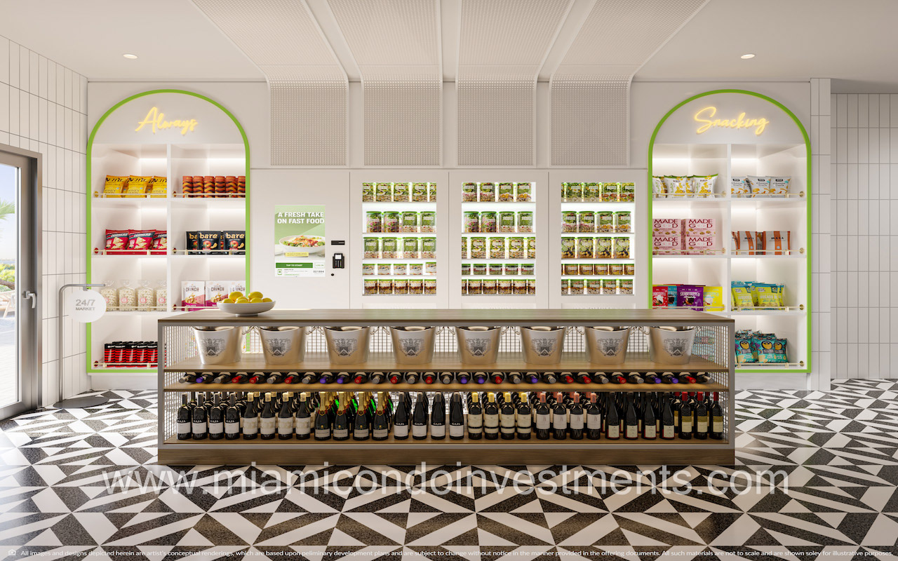 Continuum Club & Residences market shop