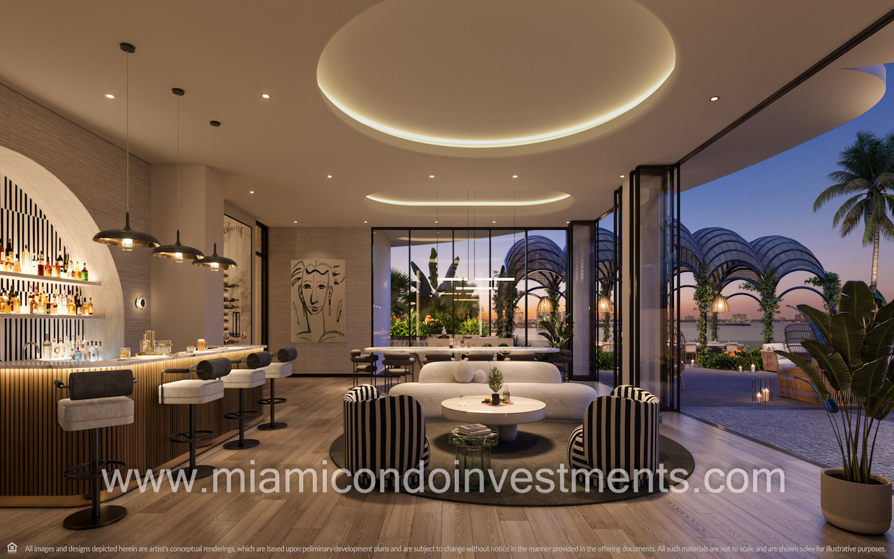 Continuum Club & Residences party room
