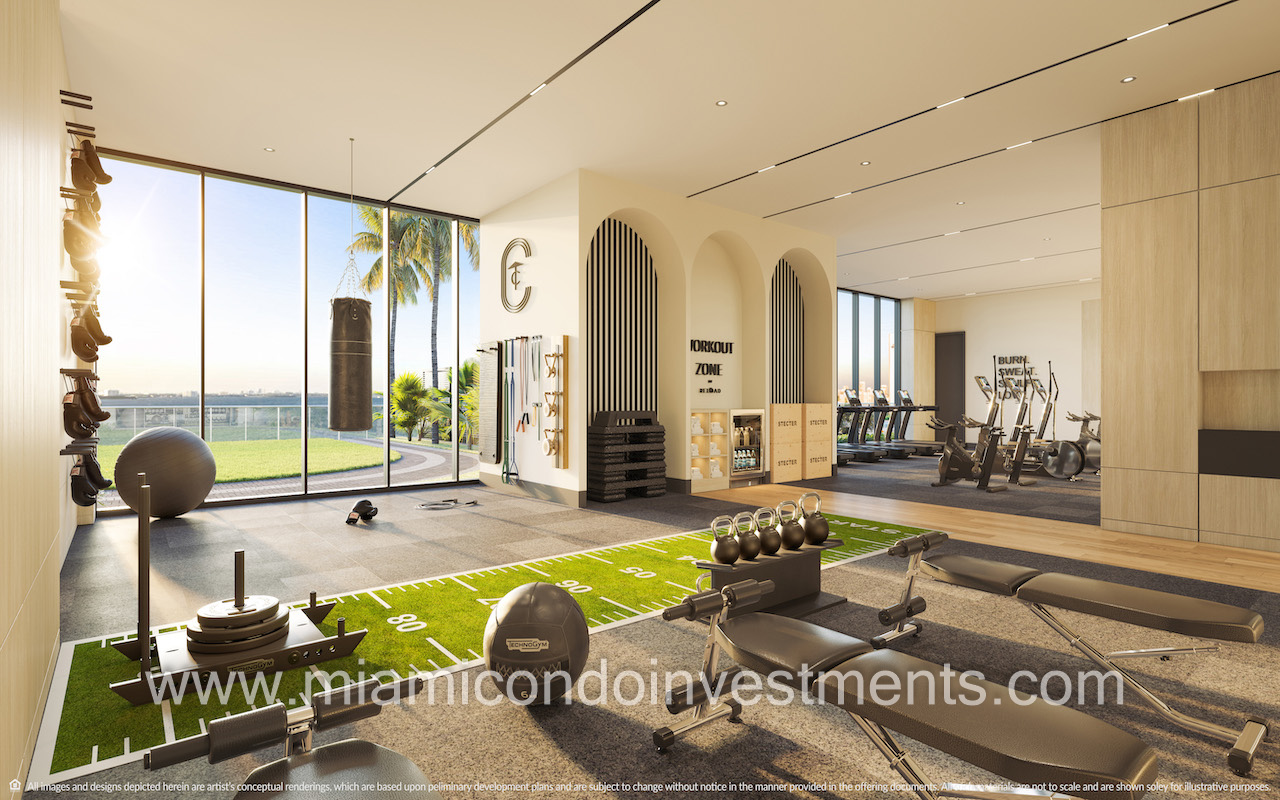 Continuum Club & Residences gym