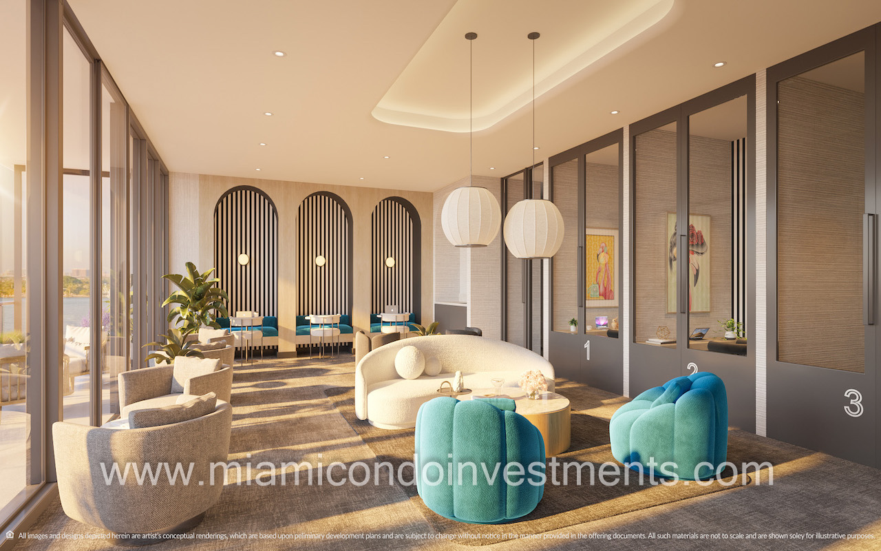 Continuum Club & Residences business center
