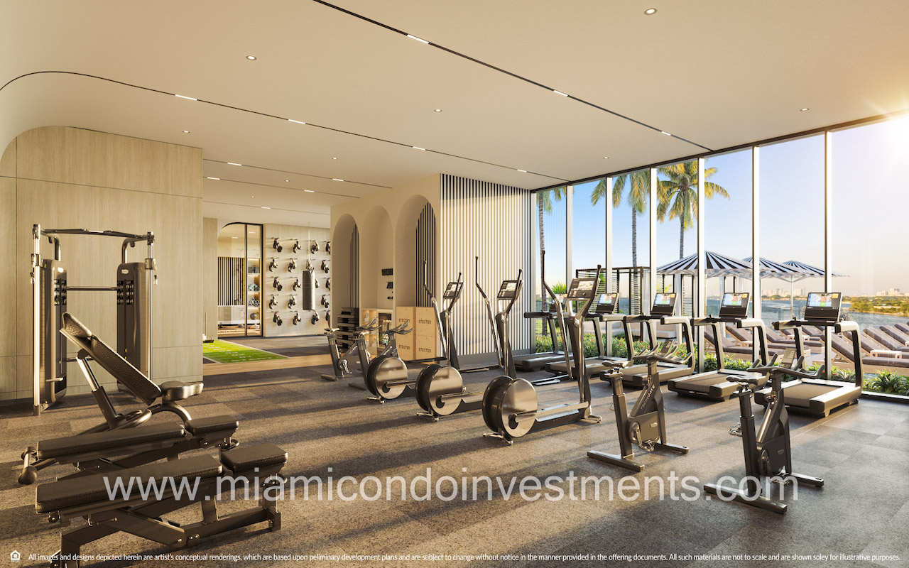 Continuum Club & Residences fitness center