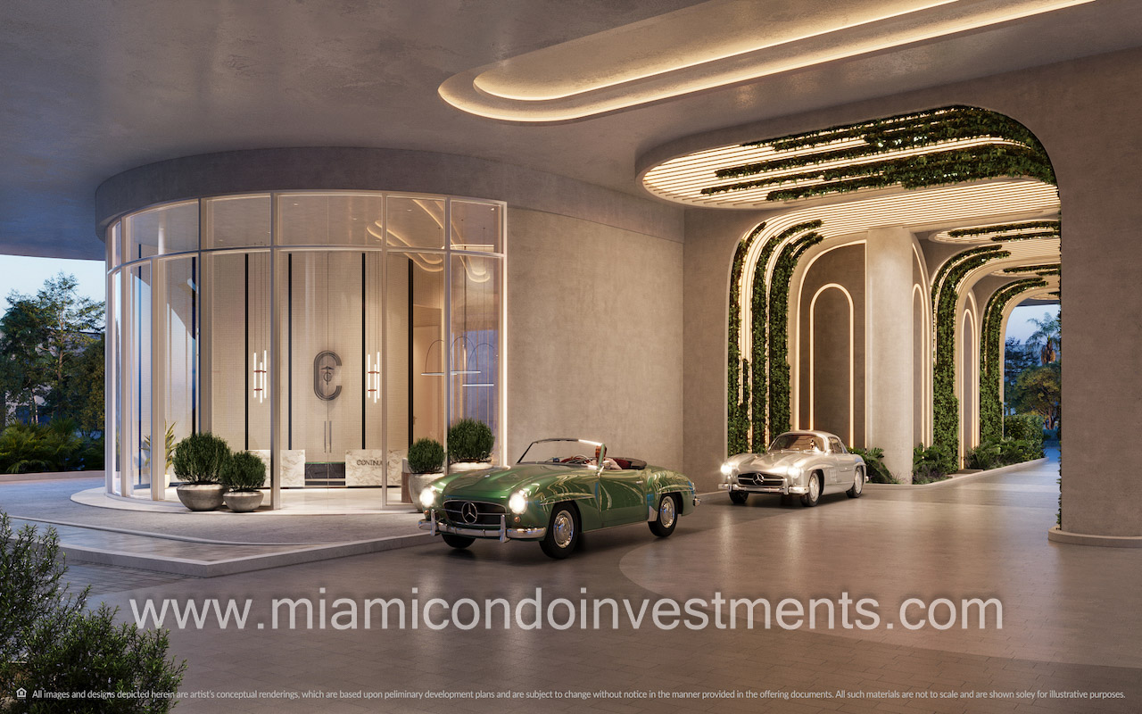 Continuum Club & Residences valet area
