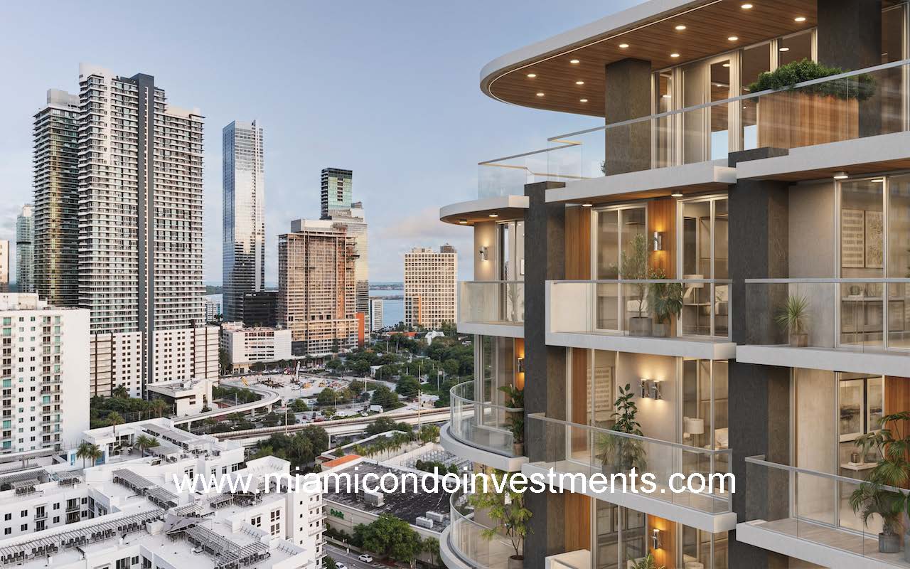 Season One Brickell Balcony Views