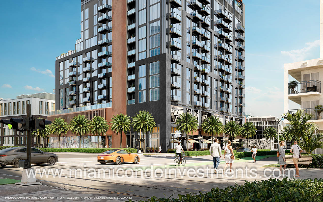 The Rider Residences condominiums facing building side angle