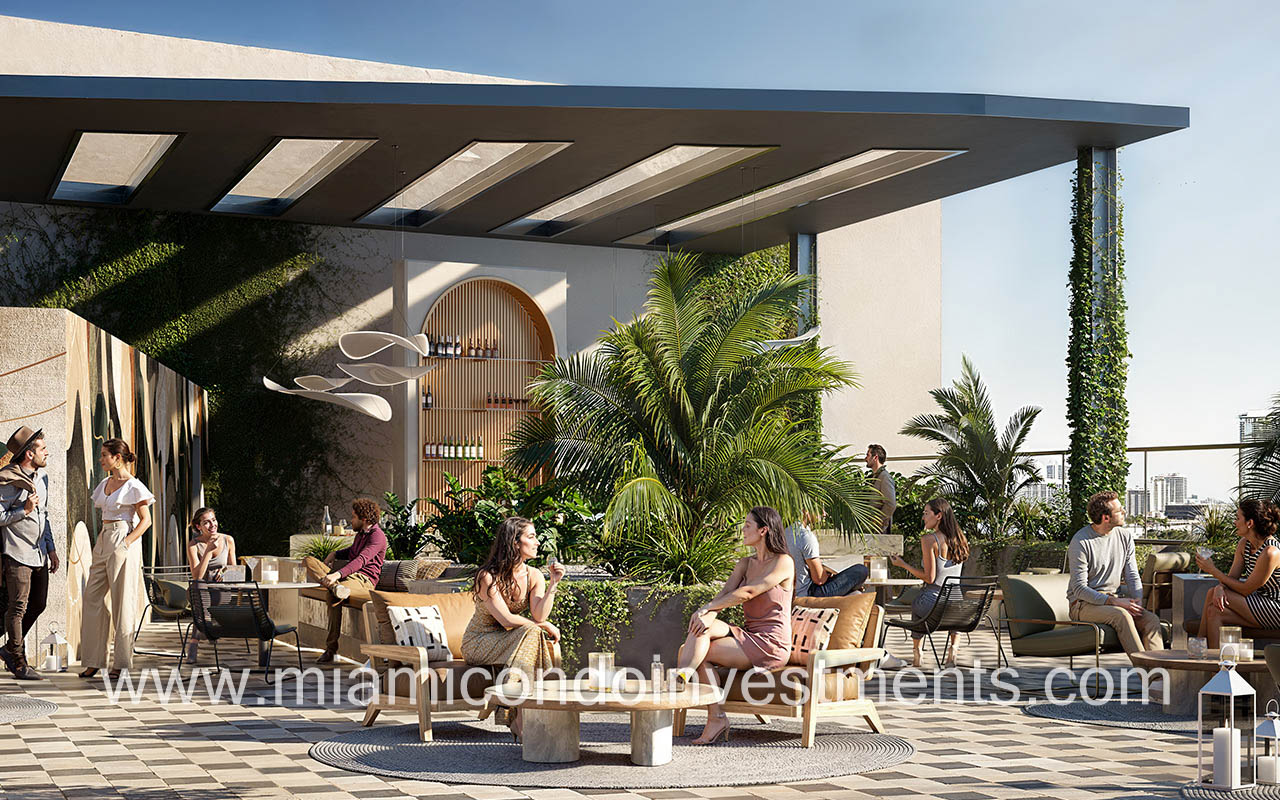 The Rider Residences condominiums rooftop daylight