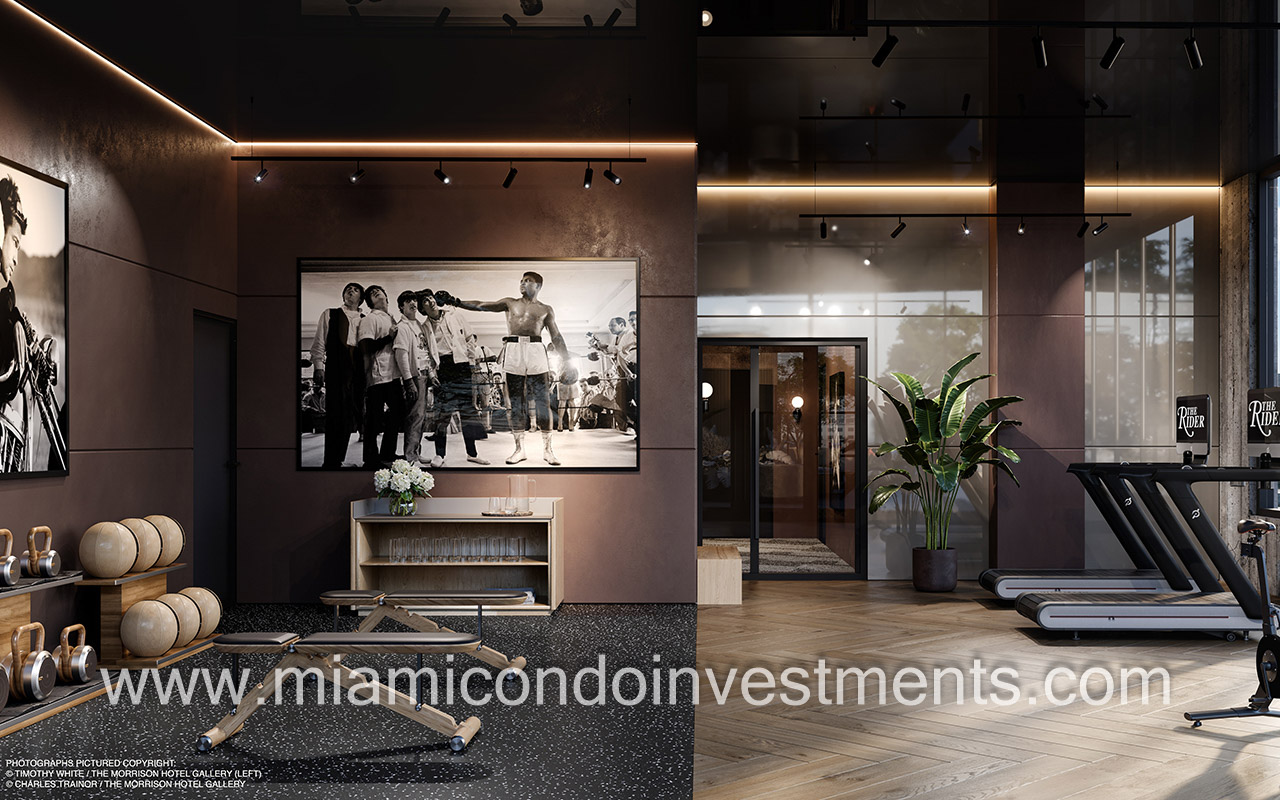 The Rider Residences condominiums gym