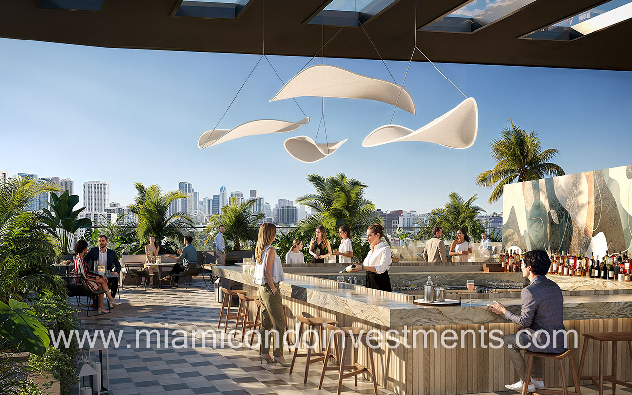 The Rider Residences condominiums terrace