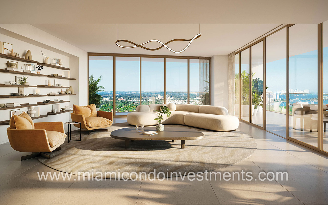 Miami Tropic living room